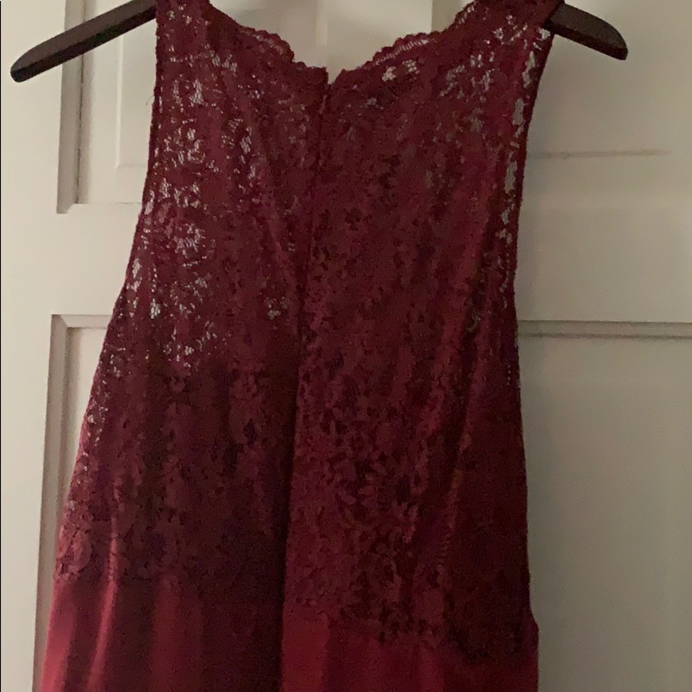 COPY - After Six Burgundy Bridesmaid Dress - Picture 5 of 8